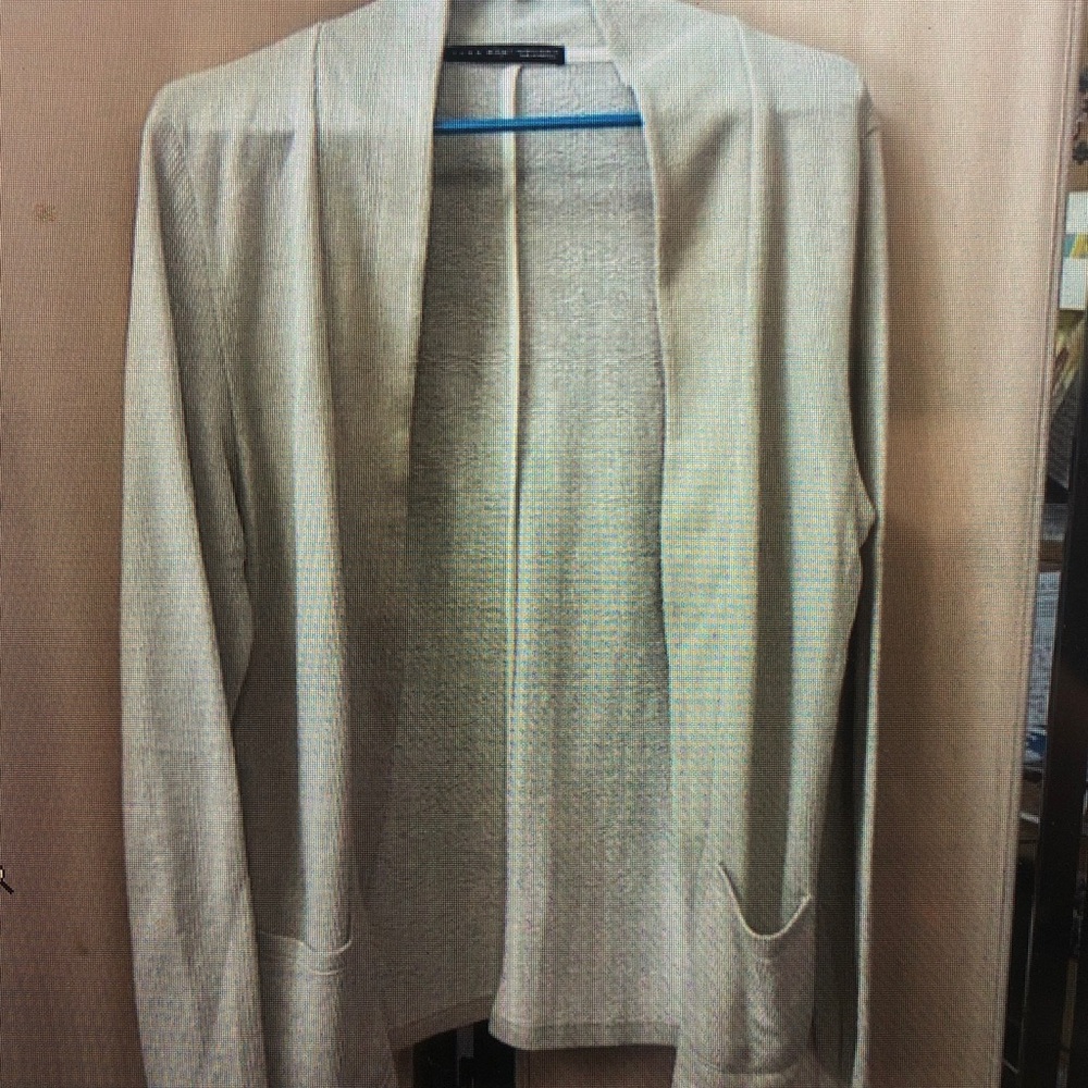Men's Cream Cardigan Sweater